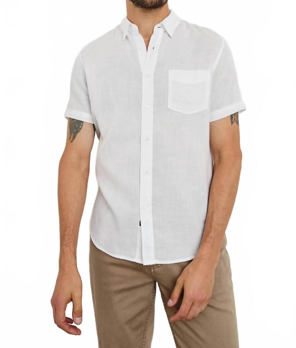 NEW RAILS fairfax shirt in white